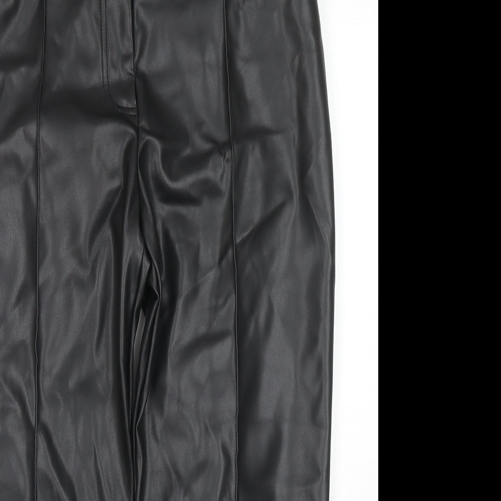 Womens UK Size 18 Marks and Spencer Regular Fit  Black Trousers