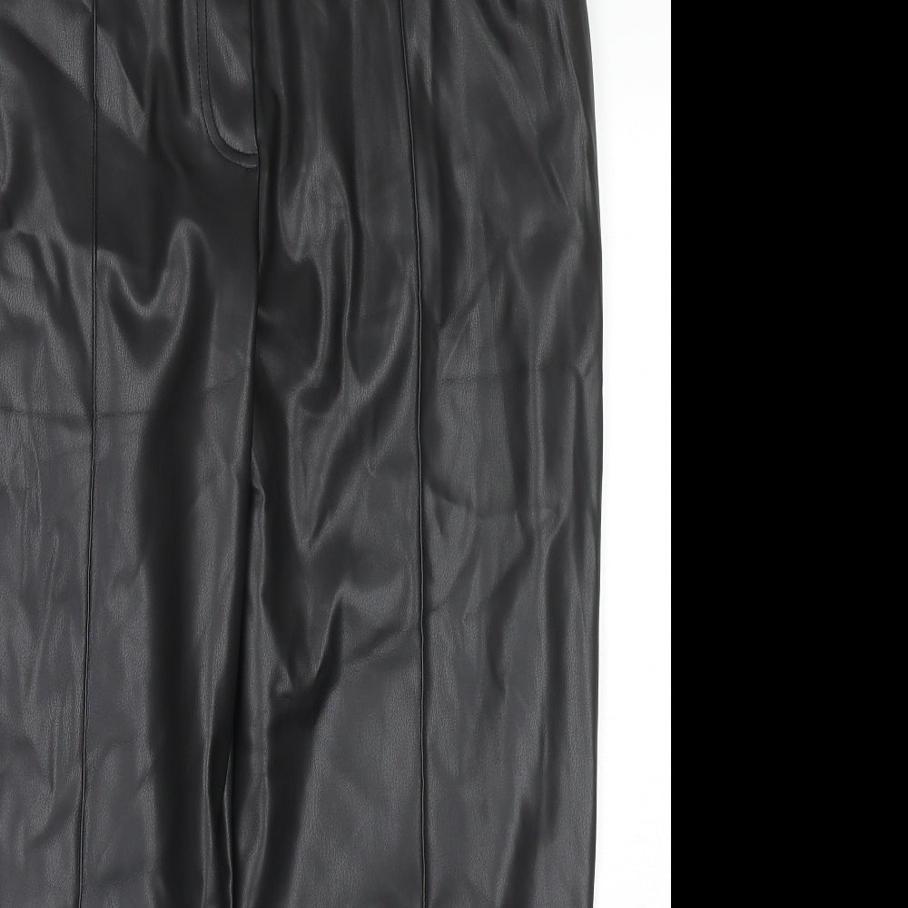 Womens UK Size 18 Marks and Spencer Regular Fit  Black Trousers