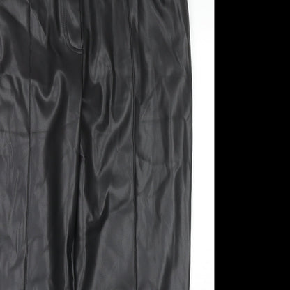 Womens UK Size 18 Marks and Spencer Regular Fit  Black Trousers