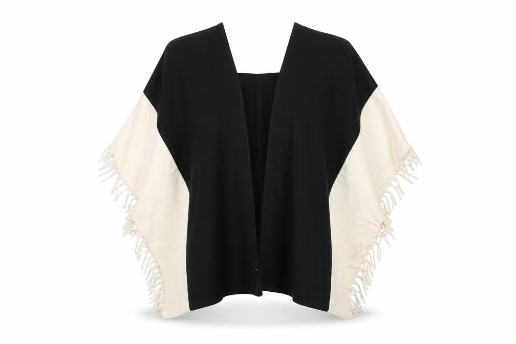 Womens UK Size One Size Marks and Spencer Black Cape Jumper