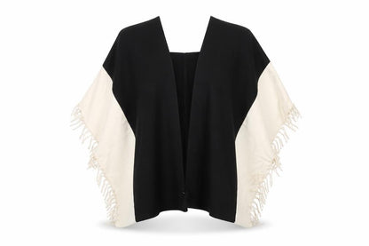 Womens UK Size One Size Marks and Spencer Black Cape Jumper