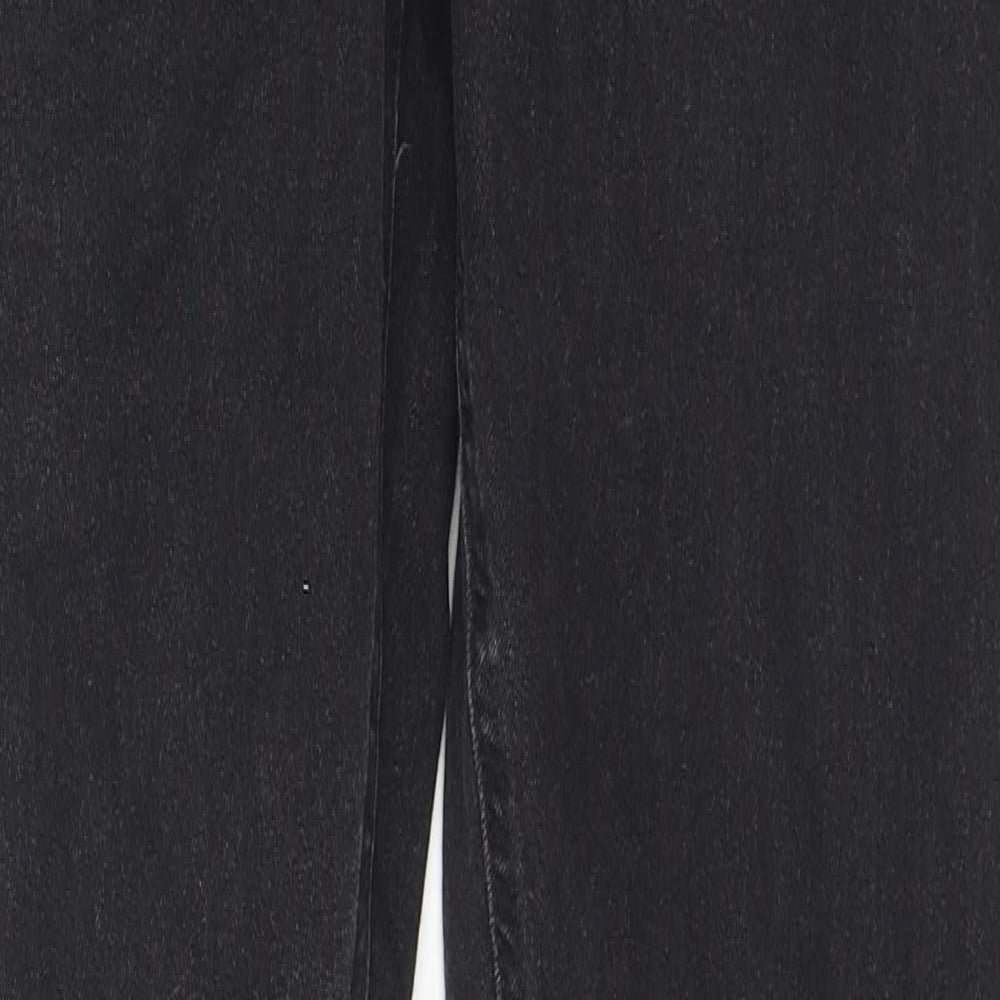 COLLUSION Womens Black Cotton Skinny Jeans Size 34 in L32 in Regular Zip