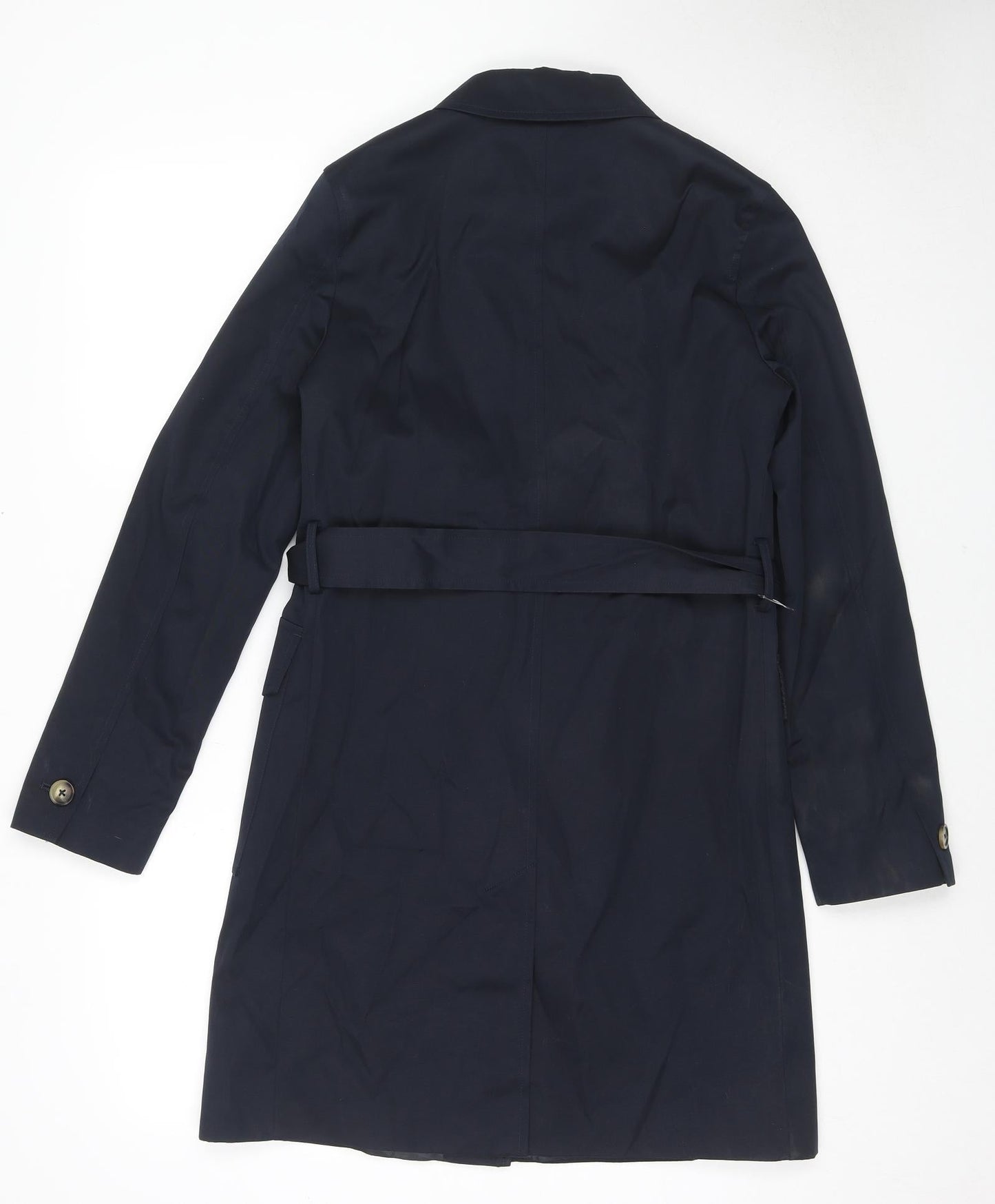 Womens UK Size 8 Marks and Spencer Blue Trench Coat