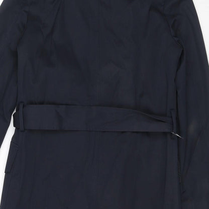 Womens UK Size 8 Marks and Spencer Blue Trench Coat
