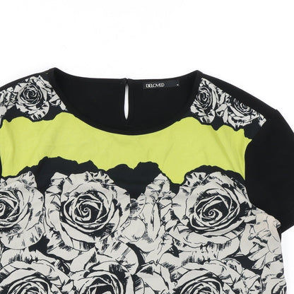 Womens UK Size M Beloved Black Basic Blouse