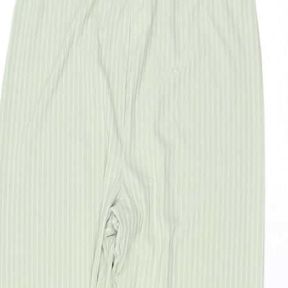 Womens UK Size 12 Boohoo  Chino Green Leggings