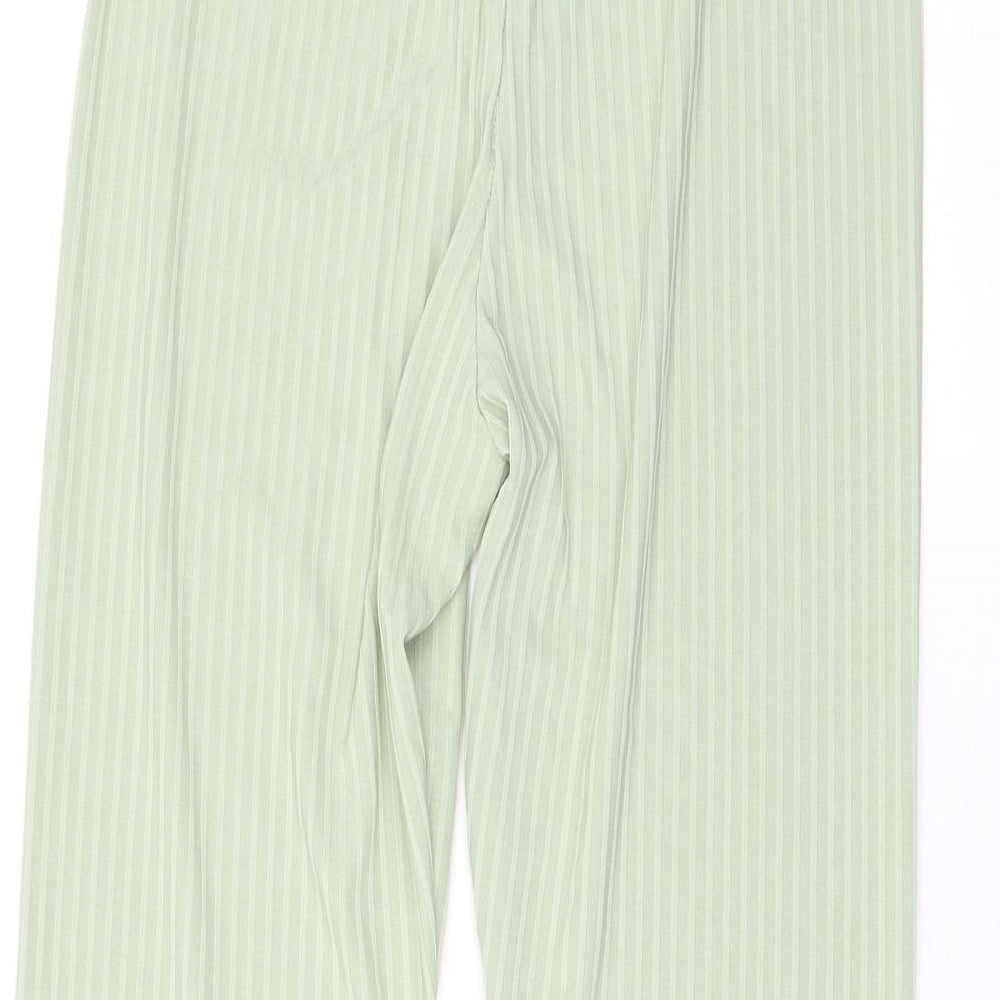 Womens UK Size 12 Boohoo  Chino Green Leggings
