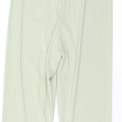 Womens UK Size 12 Boohoo  Chino Green Leggings