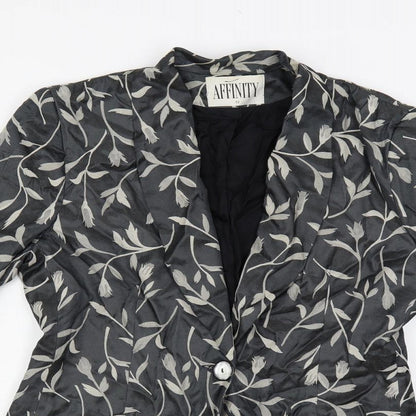 Womens UK Size 12 Affinity Grey Jacket