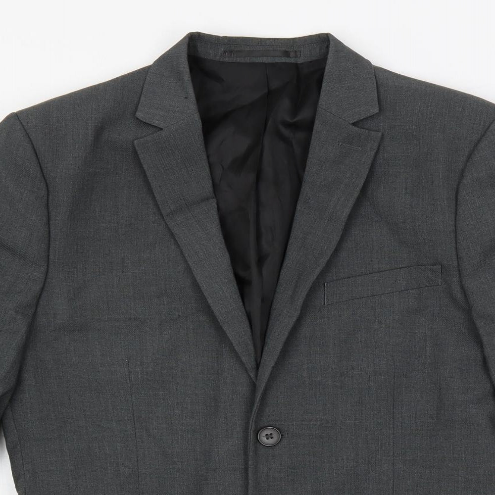 Mens UK Size 36 H&M Regular Grey Suit Jacket