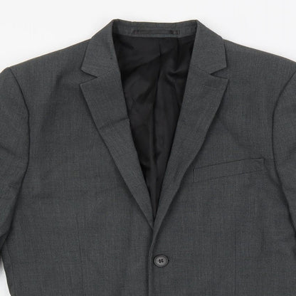Mens UK Size 36 H&M Regular Grey Suit Jacket