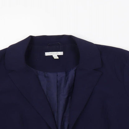 Delias Womens Blue Jacket Blazer Size L - Open
