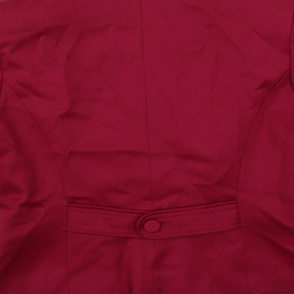 123 Un Deux Trois Womens Purple Jacket Blazer Size 12 Button