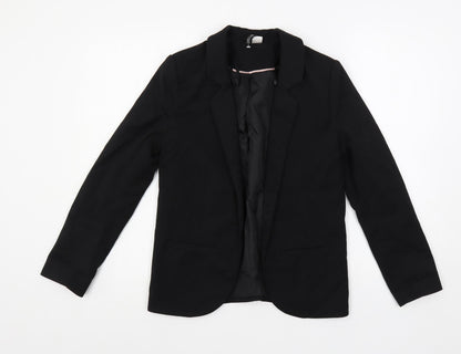 Womens UK Size 4 H&M Black Jacket