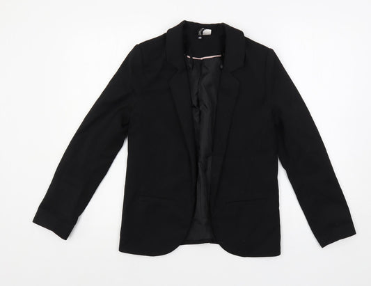 Womens UK Size 4 H&M Black Jacket