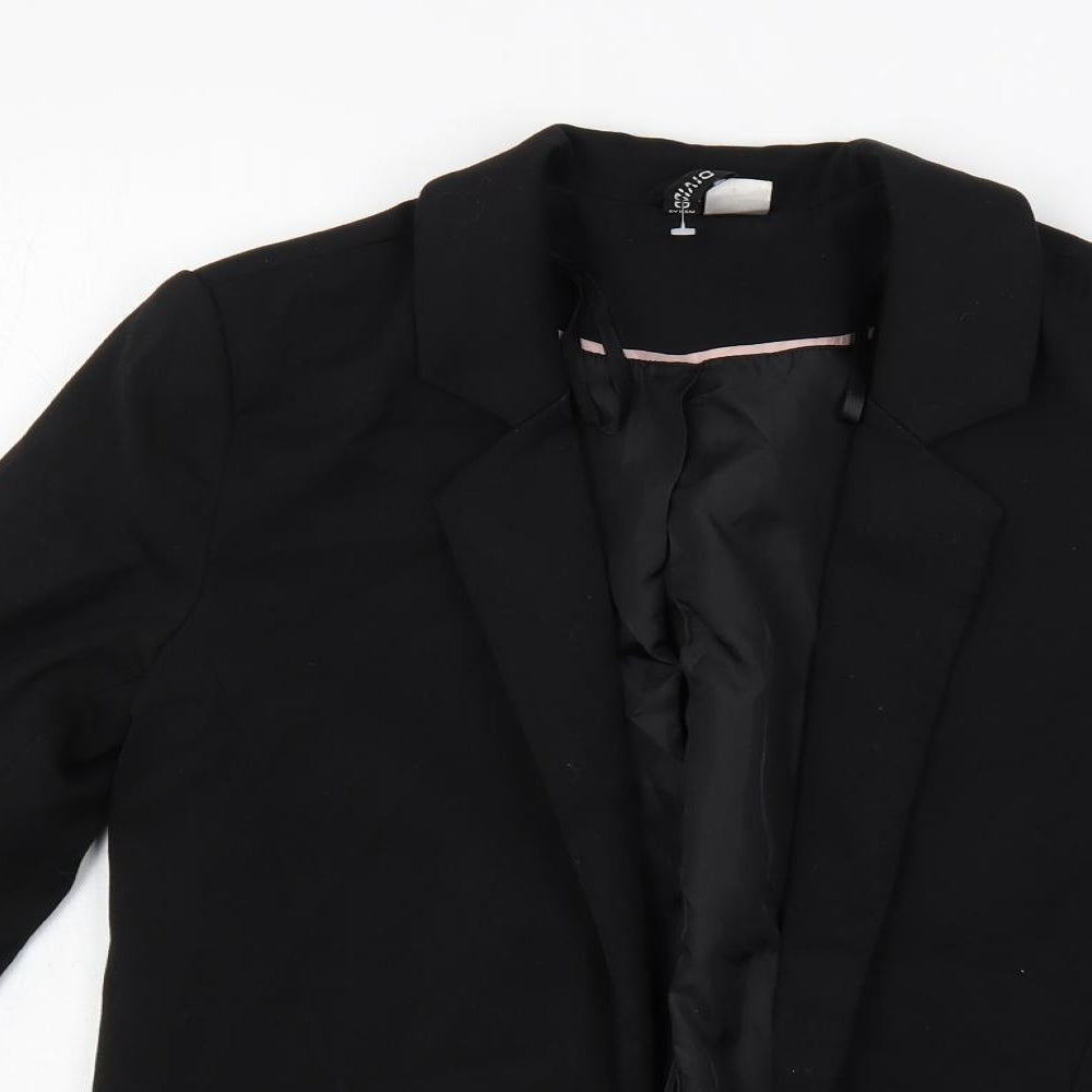 Womens UK Size 4 H&M Black Jacket