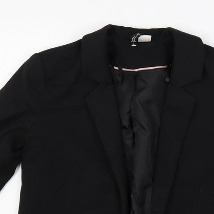 Womens UK Size 4 H&M Black Jacket