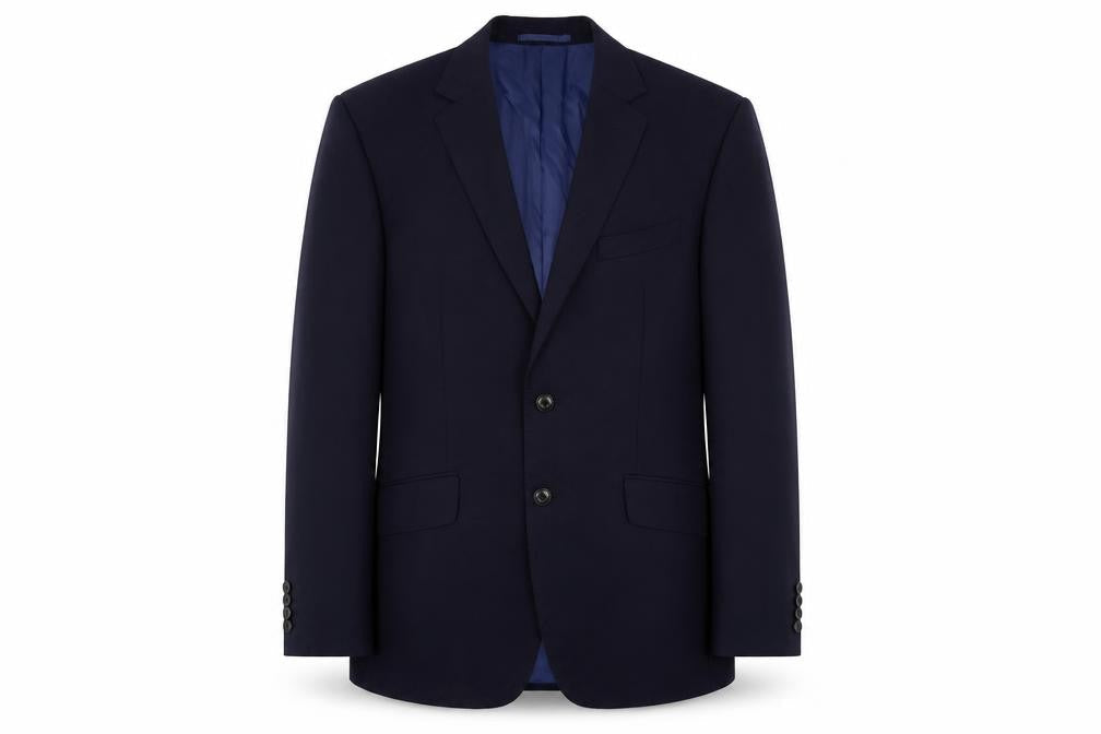 Mens UK Size 38 Marks and Spencer Regular Blue Suit Jacket