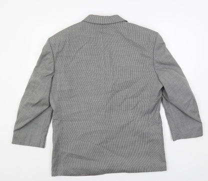 Mens UK Size 40 Hugo James Regular Grey Suit Jacket