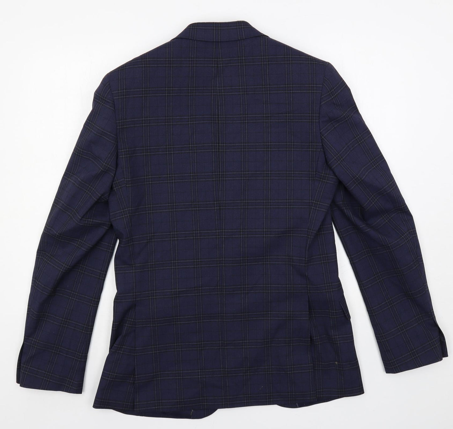 Mens UK Size 38 Marks and Spencer Regular Blue Suit Jacket