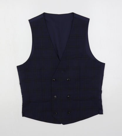 Mens UK Size 36 Marks and Spencer Regular Blue Suit Jacket