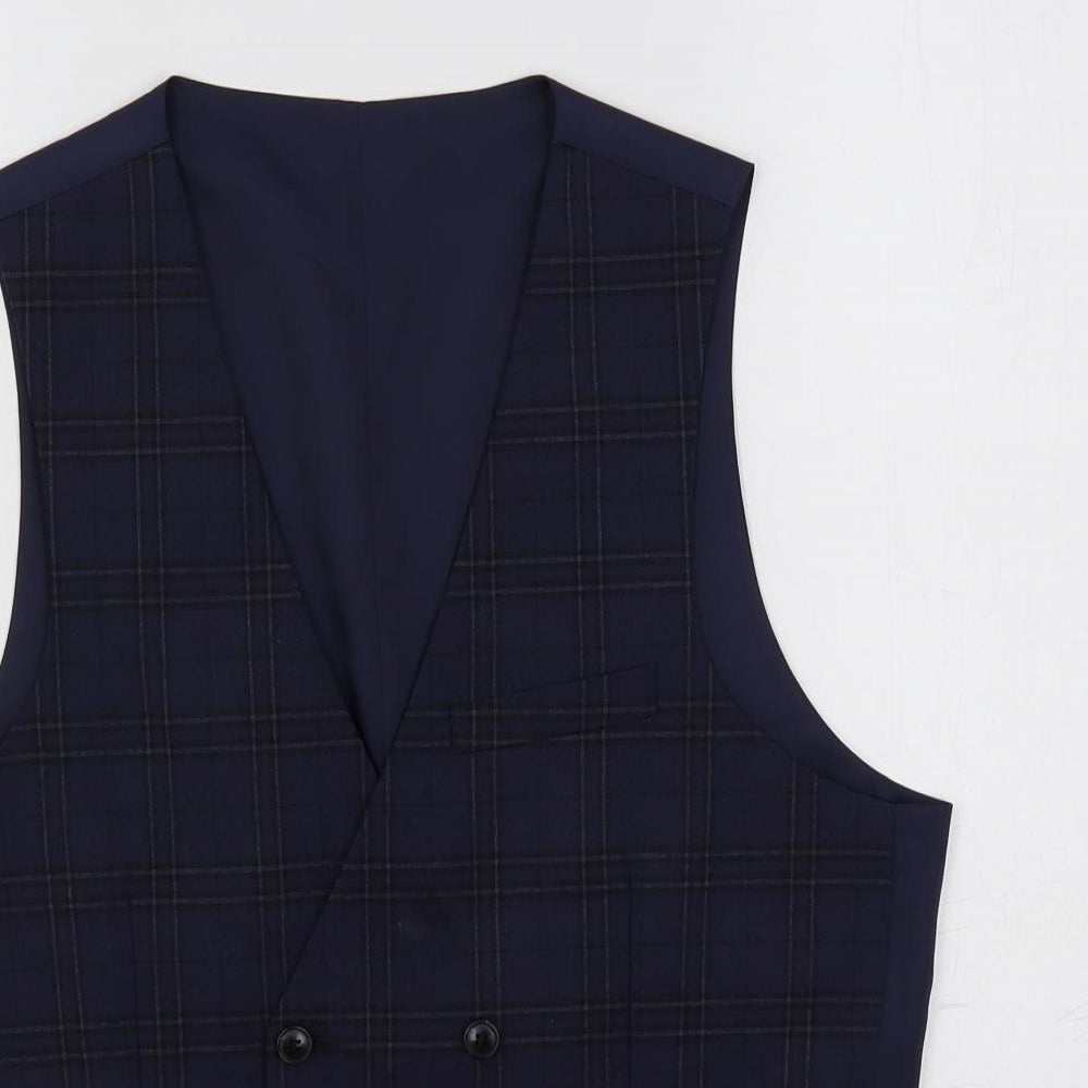 Mens UK Size 36 Marks and Spencer Regular Blue Suit Jacket