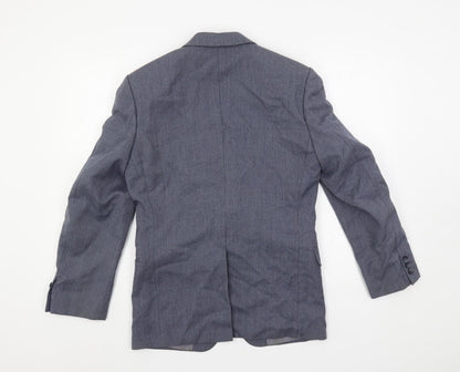 Mens UK Size 36 Burton Regular Blue Suit Jacket
