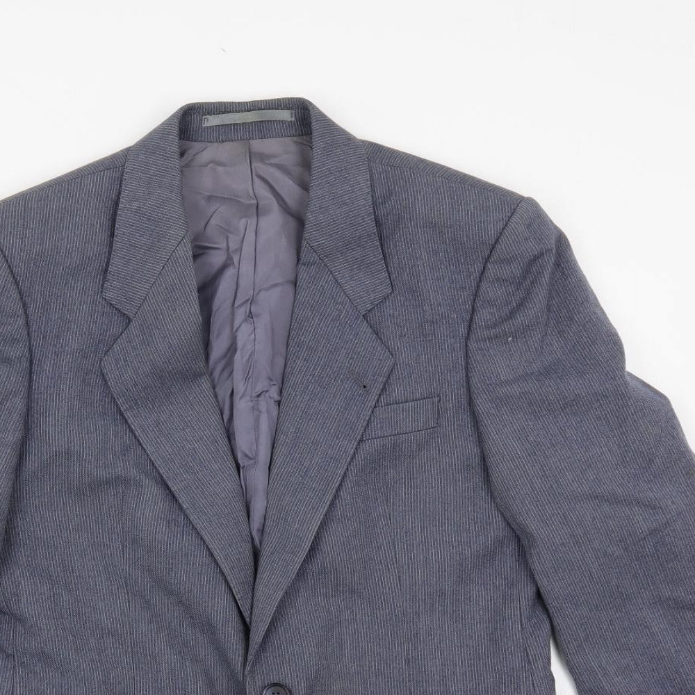 Mens UK Size 36 Burton Regular Blue Suit Jacket