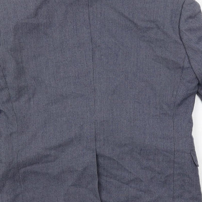 Mens UK Size 36 Burton Regular Blue Suit Jacket