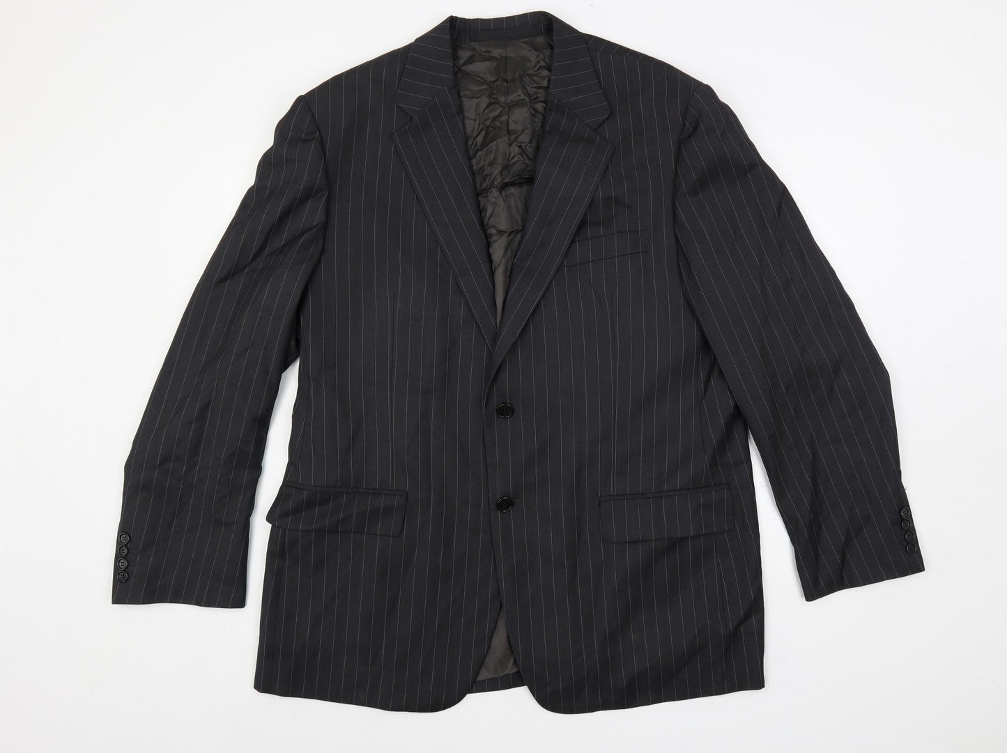 Mens UK Size 44 Marks and Spencer Regular Black Suit Jacket