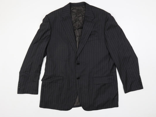 Mens UK Size 44 Marks and Spencer Regular Black Suit Jacket