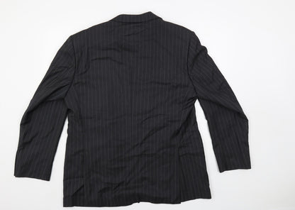 Mens UK Size 44 Marks and Spencer Regular Black Suit Jacket
