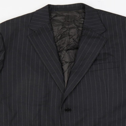 Mens UK Size 44 Marks and Spencer Regular Black Suit Jacket