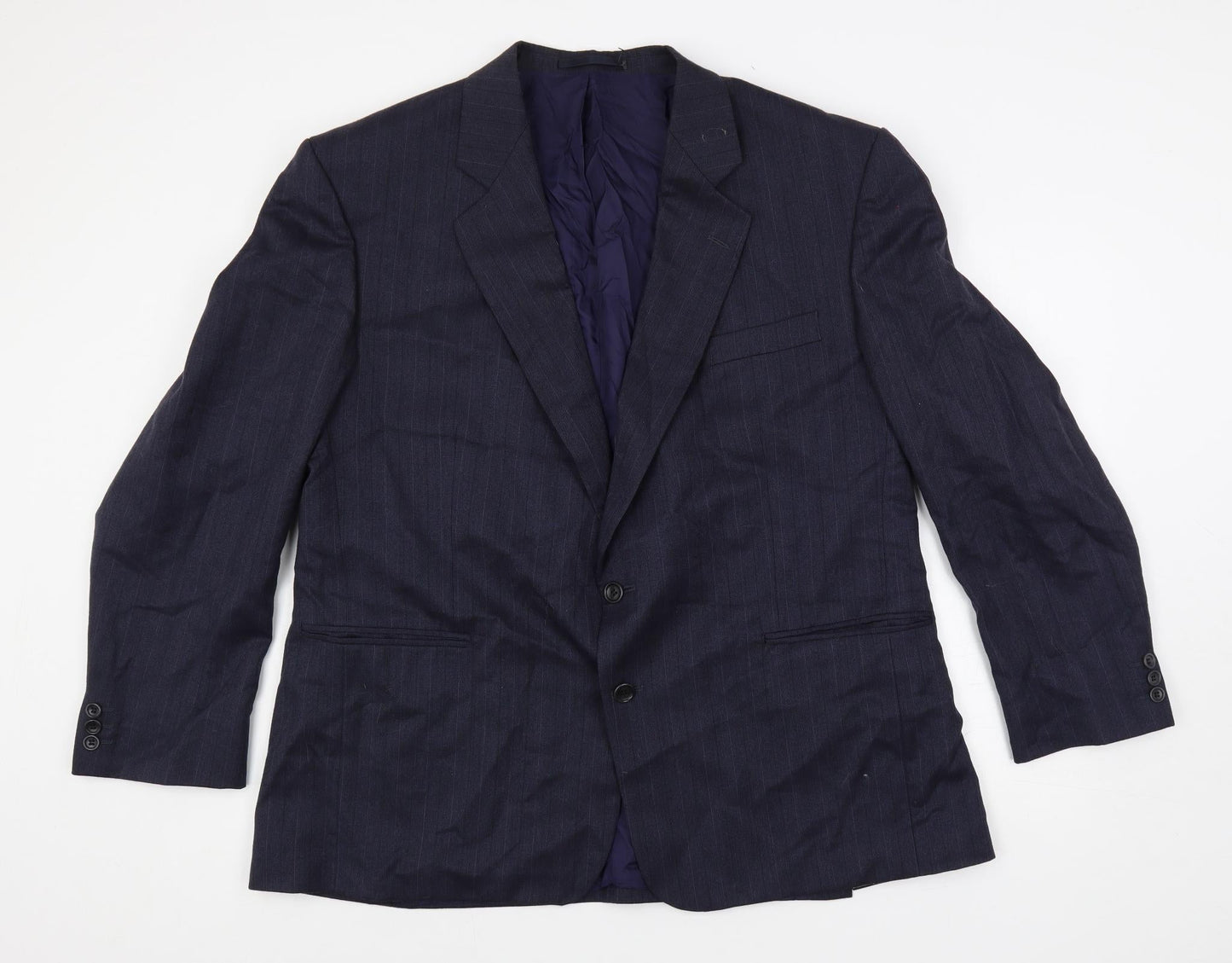 Mens UK Size 48 Greenwoods Regular Blue Suit Jacket