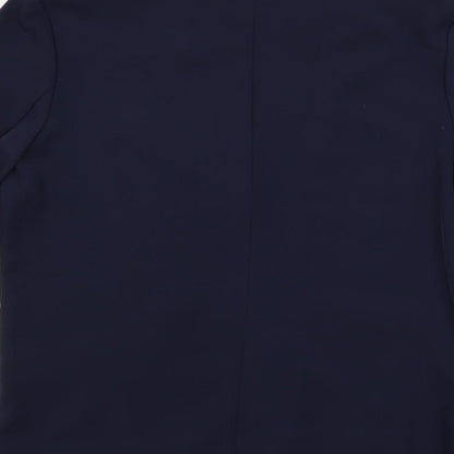 H&M Womens Blue Jacket Blazer Size 12 - Open