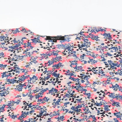 Womens UK Size M New Look Multicoloured Kimono Blouse