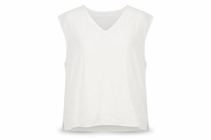 NEXT Womens White Viscose Basic Blouse Size 20 Round Neck