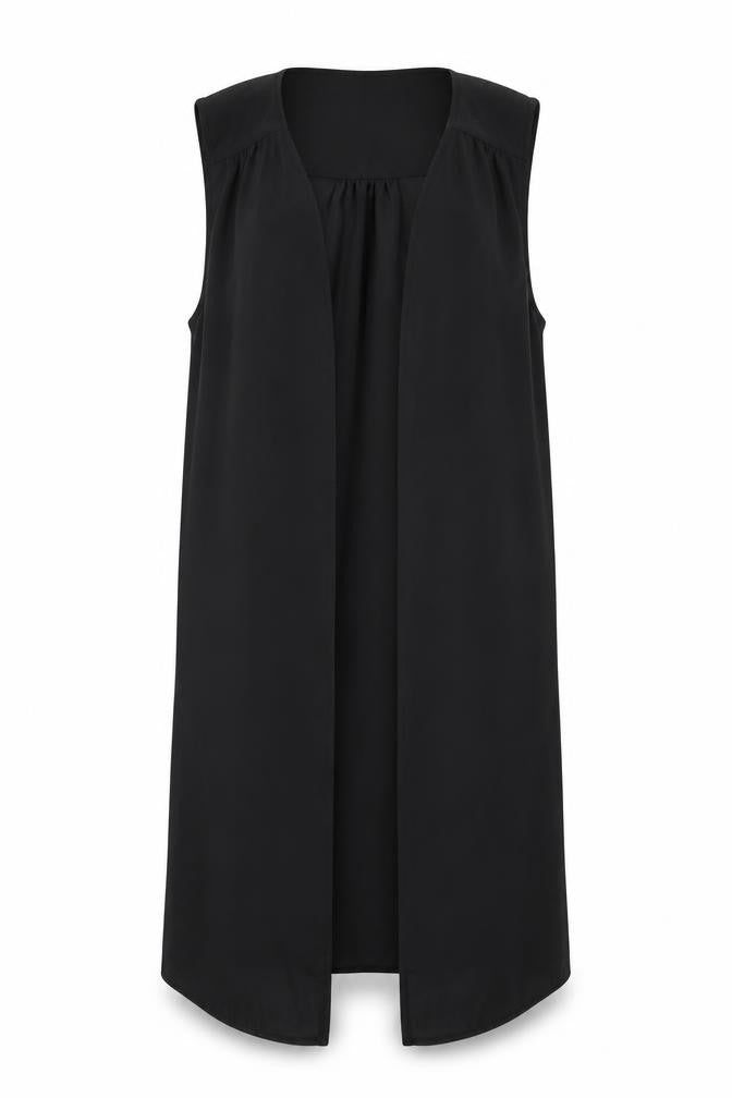 Womens UK Size 8 Select Black Kimono T-Shirt