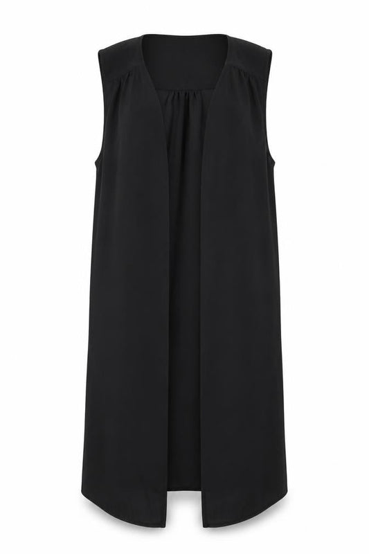 Womens UK Size 8 Select Black Kimono T-Shirt