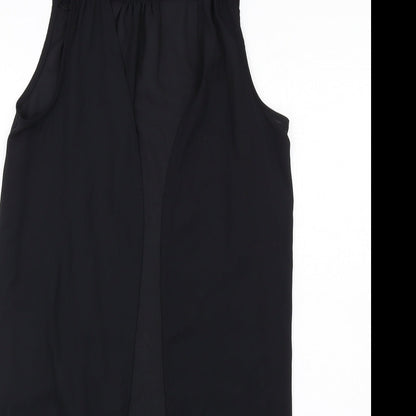 Womens UK Size 8 Select Black Kimono T-Shirt