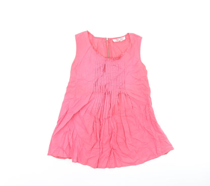 Womens UK Size 14 Oasis Pink Basic Tank