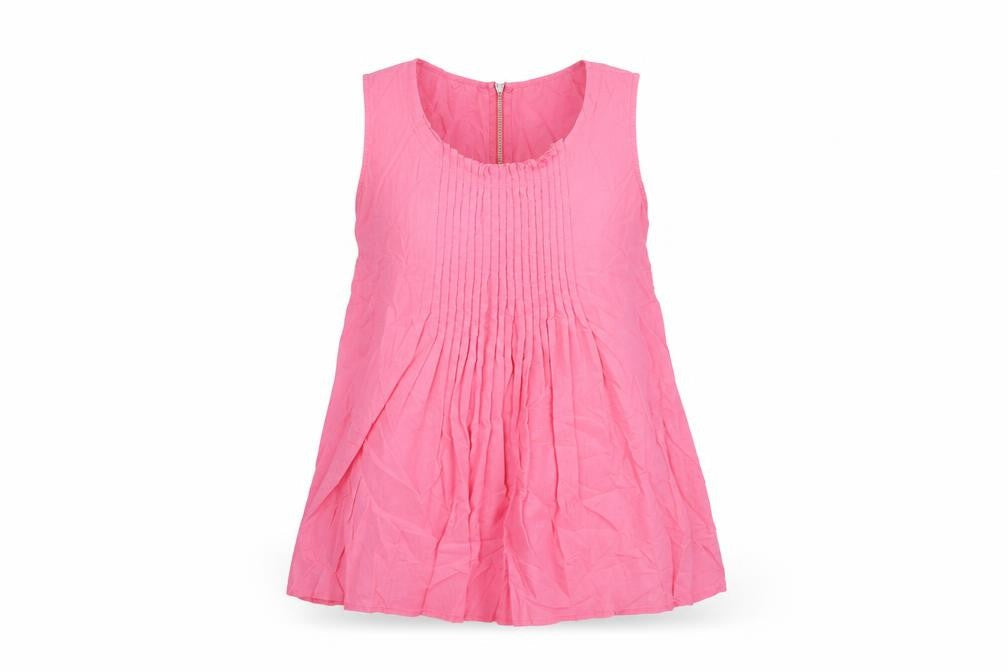 Womens UK Size 14 Oasis Pink Basic Tank