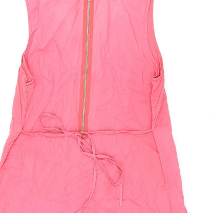 Womens UK Size 14 Oasis Pink Basic Tank