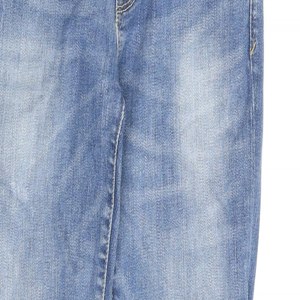 Gap Womens Blue Cotton Skinny Jeans Size 28 in L29 in Regular Zip