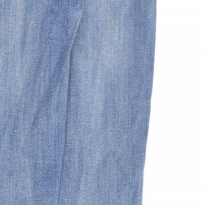 Gap Womens Blue Cotton Skinny Jeans Size 28 in L29 in Regular Zip