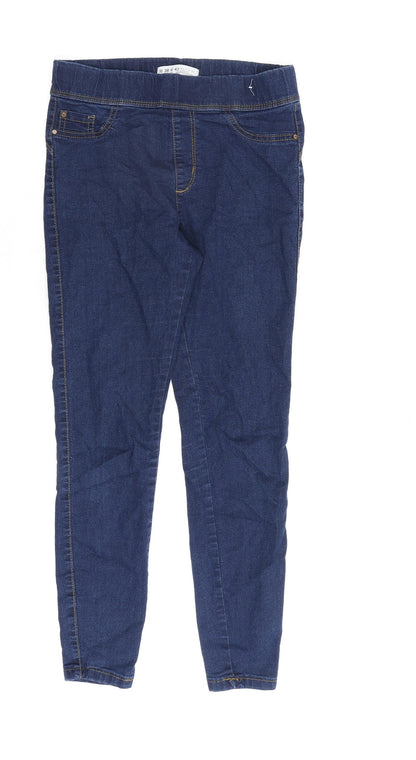 Denim & Co. Womens Blue Cotton Jegging Jeans Size 10 L27 in Regular