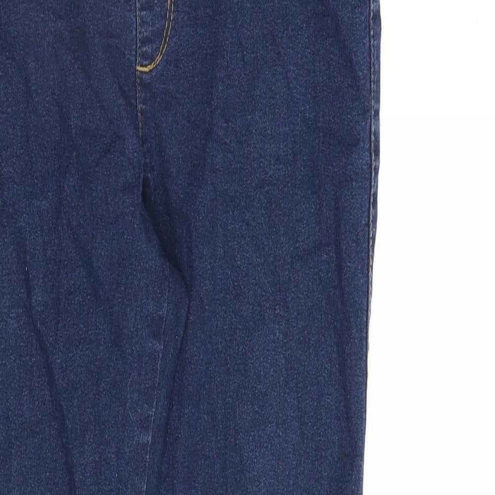 Denim & Co. Womens Blue Cotton Jegging Jeans Size 10 L27 in Regular