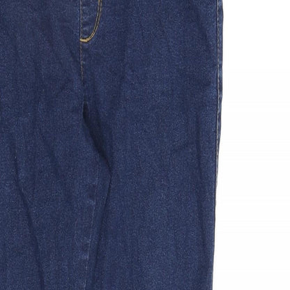 Denim & Co. Womens Blue Cotton Jegging Jeans Size 10 L27 in Regular