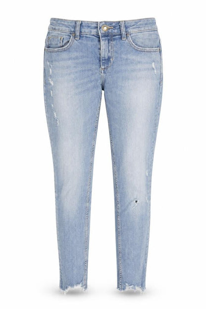 Womens UK Size 10 Zara Regular Fit Skinny Blue Jeans