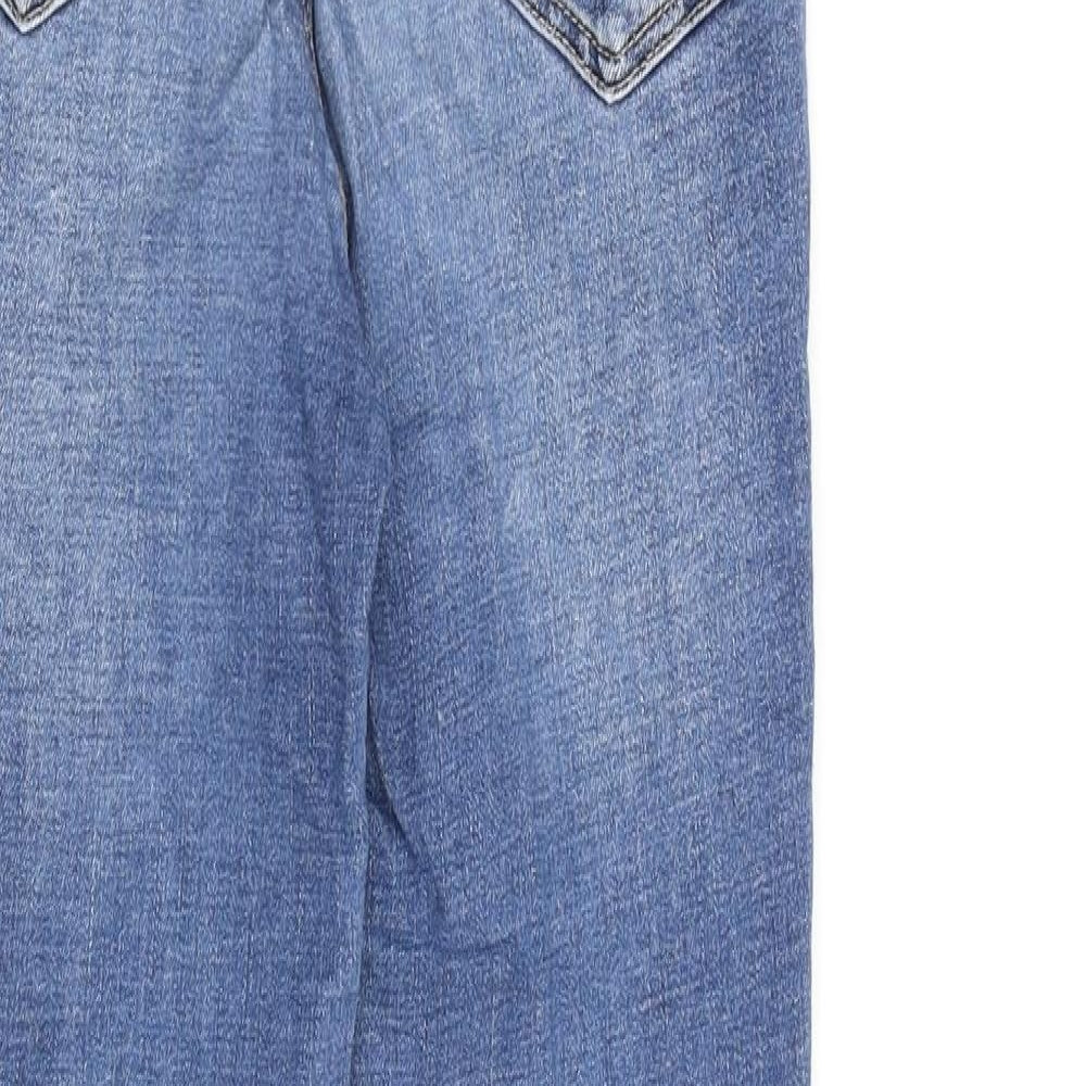 Womens UK Size 8 Stradivarius Regular Fit Skinny Blue Jeans